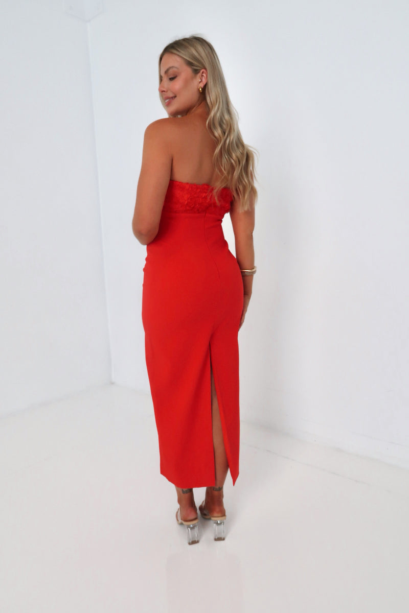 LOTTIE MIDI DRESS