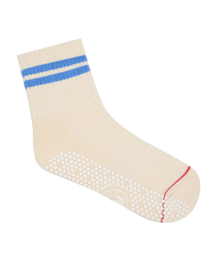 GRIP CREW SOCKS - CREAM